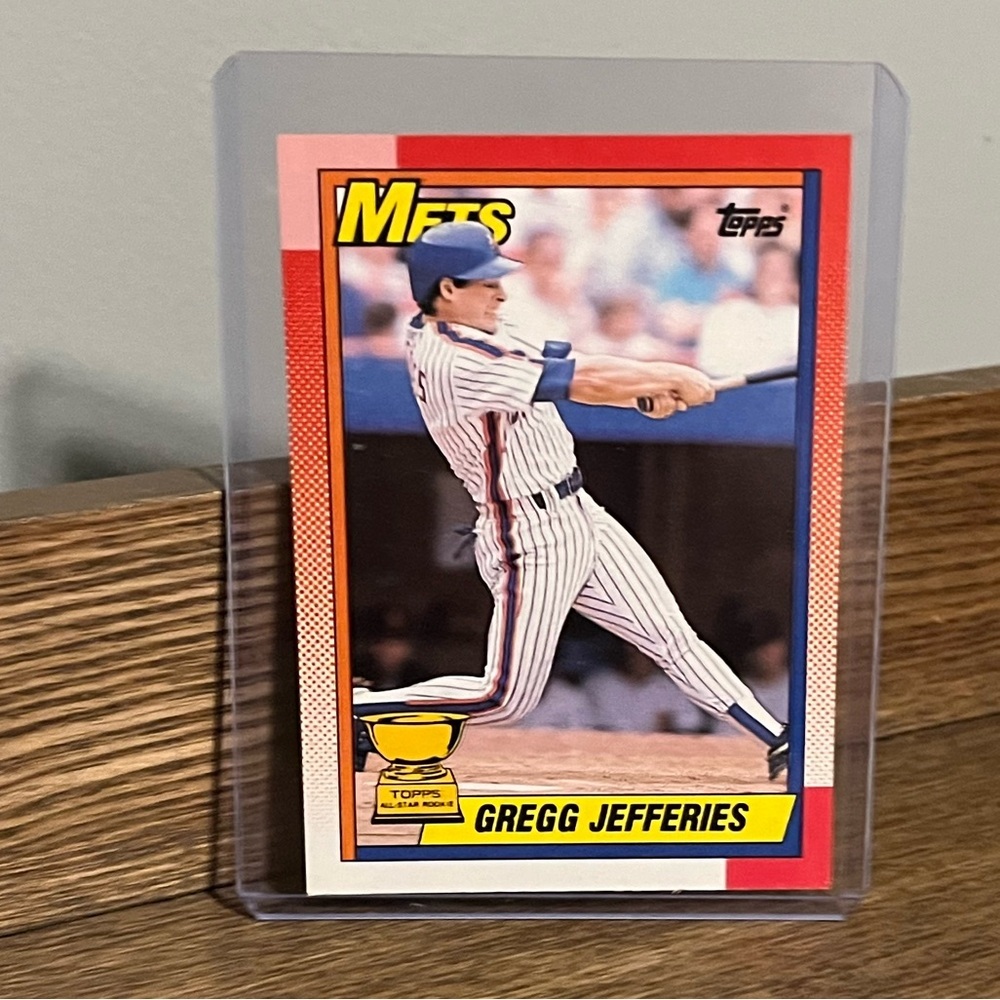⭐️⚾️ Vintage 1990 Topps Gregg Jeffries Rookie RC Baseball Card #457
(TL)